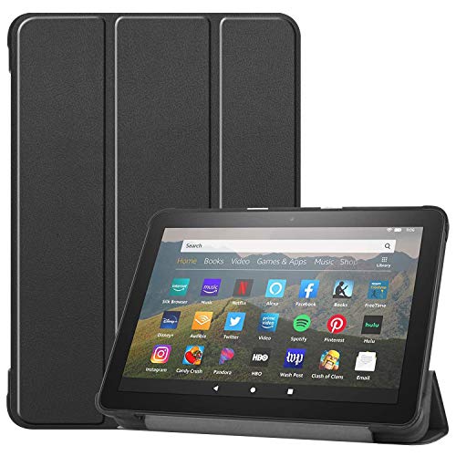 Fire HD 8 Tablet Hülle,Tablet Hülle für Amazon Kindle Fire HD 8 & 8 Plus,(12./10.Generation, 2022/2020),mit hinteren Gehäuse mit automatischer Weck/Schlaffunktion,Nicht kompatibel mit iPad, Samsung. von ODQQDO