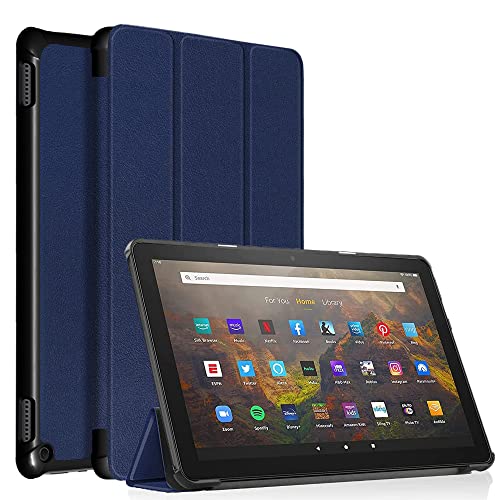 ODQQDO 10 Zoll Tablet-Hülle (nur mit 11 Generation, 2021 Release)- Smart Stand mit Auto Sleep Wake,Nicht kompatibel mit iPad, Samsung(Navy Blue) von ODQQDO