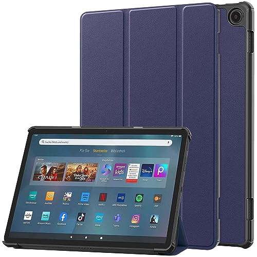 ODQQDO 11-Zoll-Tablet-Hülle 2023 Tri-Fold PU Lederhülle Schlanke Leichte Smart Case mit Auto Schlaf/Wach Ständer Schutzhülle Flip Cover von ODQQDO