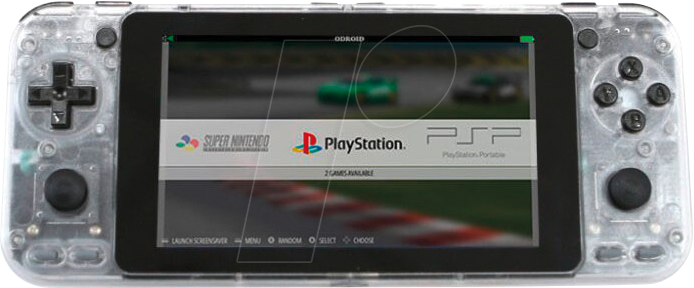 KUB ODROID SUP-T - Handheld Odroid Go Super transparent von ODROID