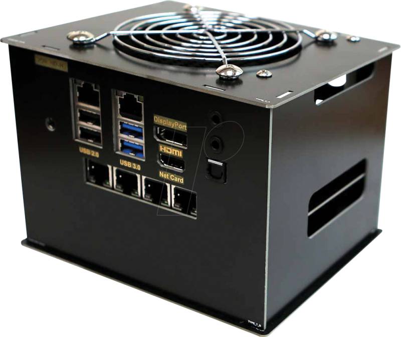 ODROID H3 CASE7 - Odroid H3 Gehäuse 7, für 2x 2,5'' SATA, 1x Netzwerkkarte von ODROID