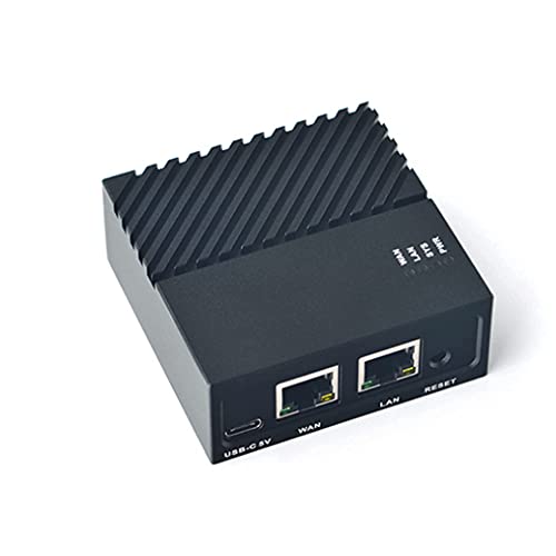 Freundlicher NanoPi R4S 1GB Dual Gbps Ethernet Gateways RK3399 mit Kühlung Support OpenWrt LEDE System V2ray SSR Linux Rockchip von ODSS