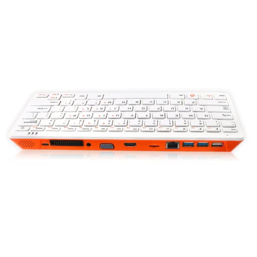 Orange Pi 800 4GB RAM+64GB EMMC Rockchip RK3399 SoC 4K HD Mini PC 64-Bit Dual-Band Wireless WiFi + BT 5.0 Tragbare Gaming-Tastatur (Orange Pi 800 Tastatur) von ODSS