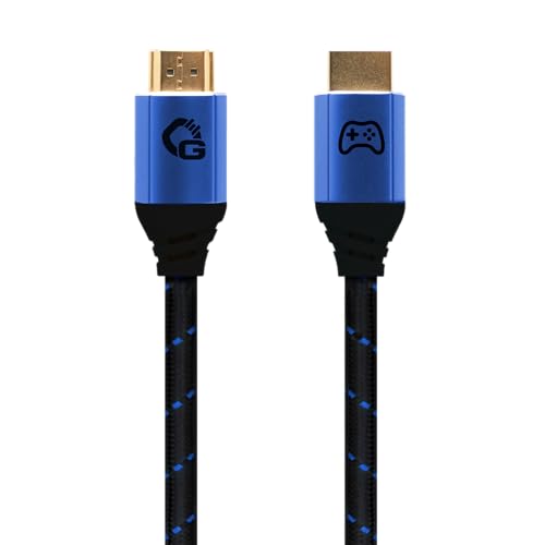 OEHLBACH GAMING New Game Blue – 2 Meter - HDMI 2.1b Kabel – Ultra High Speed zertifiziert, 8K@60Hz, eARC, ALLM, VRR, DSC – kompatibel mit PS5, Xbox Series X/S, Nintendo Switch, PC – Schwarz – 1 Stück OEHLBACH GAMING New Game Blue – 2 Meter - HDMI 2.1b Kabel – Ultra High Speed zertifiziert, 8K@60Hz, eARC, ALLM, VRR, DSC – kompatibel mit PS5, Xbox Series X/S, Nintendo Switch, PC – Schwarz – 1 Stück von OEHLBACH GAMING