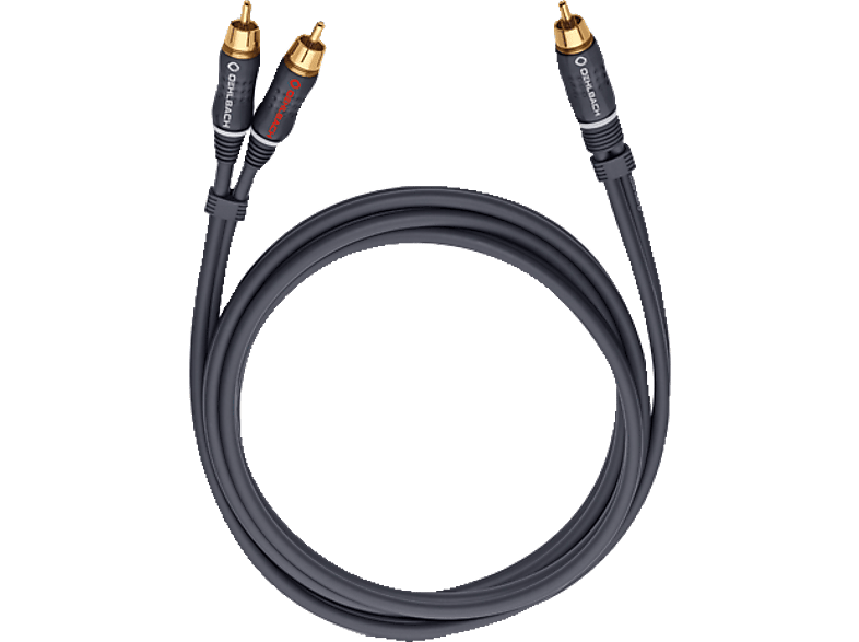 OEHLBACH 23703 BOOM Y-Adapter Kabel, Y-Cinch-Kabel, 3 m von OEHLBACH