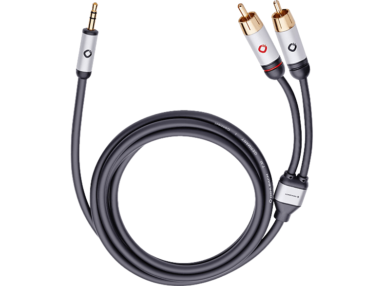 OEHLBACH 60002 i-Connect J-35/R, Cinch-Klinke-Kabel, 1,5 m von OEHLBACH
