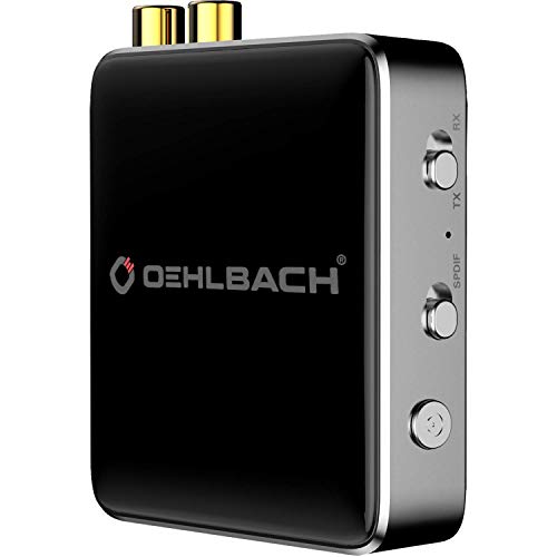 OEHLBACH BTR Evolution 5.1 HiFi Bluetooth Dual Pairing Adapter Transmitter/Receiver, 2 in 1, High End Wireless Sender/Empfänger mit aptX HD und Low Latency - Silber OEHLBACH BTR Evolution 5.1 HiFi Bluetooth Dual Pairing Adapter Transmitter/Receiver, 2 in 1, High End Wireless Sender/Empfänger mit aptX HD und Low Latency - Silber von OEHLBACH