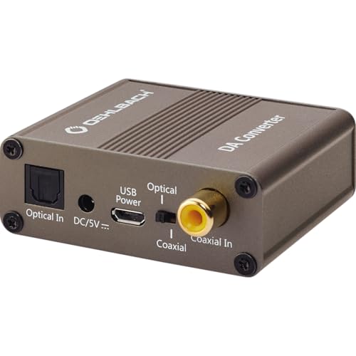 OEHLBACH Digi Bridge - Digital/Analog Audiowandler - Koaxial/Optisch, R-L/Klinke, USB-MicoB Stromanschluss - Cirrus Logic Chip, Braun OEHLBACH Digi Bridge - Digital/Analog Audiowandler - Koaxial/Optisch, R-L/Klinke, USB-MicoB Stromanschluss - Cirrus Logic Chip, Braun von OEHLBACH