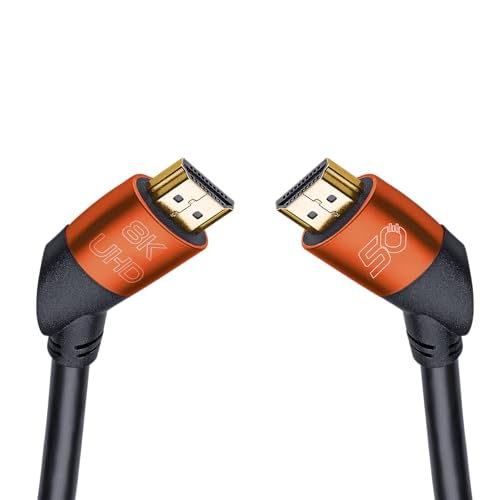 OEHLBACH Easy Connect UHD Ultra High Speed HDMI-Kabel 50 Jahre Edition - (48 Gbit/s, 8K 60Hz, 4320p, 4K 120Hz, DTS:X, Dynamic HDR 10+, 21:9, 3D, VRR, eARC) - 1,5 m schwarz von OEHLBACH