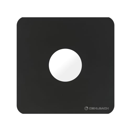 OEHLBACH LP Protect Plattenschutzhüllen 25 Stück - Schwarz - Antistatische Innenhüllen aus FSC-zertifiziertem Papier (100 g/m²) - Perfekter Schutz für 12-Zoll-Schallplatten vor Staub und Kratzern von OEHLBACH