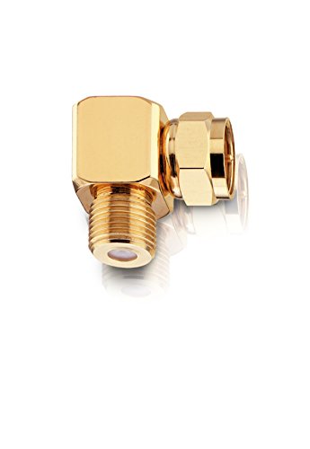 Oehlbach Antenna F-AD 90 Winkeladapter für Antennenkabel mit F-Steckern Gold Oehlbach Antenna F-AD 90 Winkeladapter für Antennenkabel mit F-Steckern Gold von OEHLBACH
