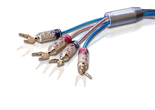 Oehlbach Bi Tech 4.4B 300 - Lautsprecherkabel-Set Bi-Amping versilbert 2x2,5/2x4,0 mm² mit Banana-Verbinder - 2 x 3 m - blau/Kupfer Oehlbach Bi Tech 4.4B 300 - Lautsprecherkabel-Set Bi-Amping versilbert 2x2,5/2x4,0 mm² mit Banana-Verbinder - 2 x 3 m - blau/Kupfer von OEHLBACH