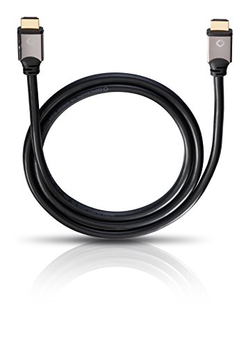 Oehlbach Black Magic, High Speed Ethernet HDMI-KABEL, 4k Ultra HD 50/60Hz, 2160p, 21:9 Cinema, HDR, 3D, 18Gbit/s, OFC – 1,20m von OEHLBACH