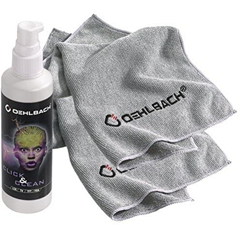 Oehlbach Click & Clean Reinigungs-Set: bestehend aus Tuch und Spray Oehlbach Click & Clean Reinigungs-Set: bestehend aus Tuch und Spray von OEHLBACH