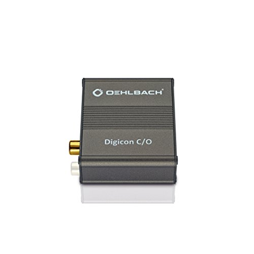 Oehlbach Digicon C/O - Digitaler coaxial-optical Audio-Wandler (Wandlung von Coaxial auf Optischen Audio-Signalen) - metallic braun von OEHLBACH