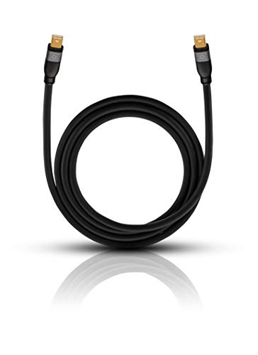 Oehlbach Impact Plus M2 Minidisplayport-Kabel (3-Fach Schirmung, 5K, UltraHD, HDCP/DPCP) schwarz - 1m von OEHLBACH