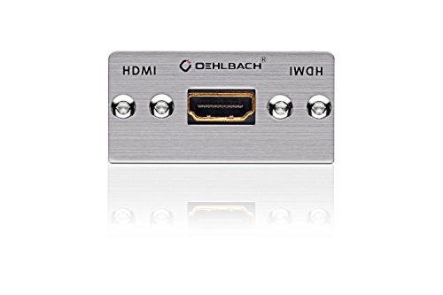 Oehlbach MMT-19 HS HDMI-Multimedia-Einsatz für 19-PIN-MultiLine-Kabel Silber Oehlbach MMT-19 HS HDMI-Multimedia-Einsatz für 19-PIN-MultiLine-Kabel Silber von OEHLBACH