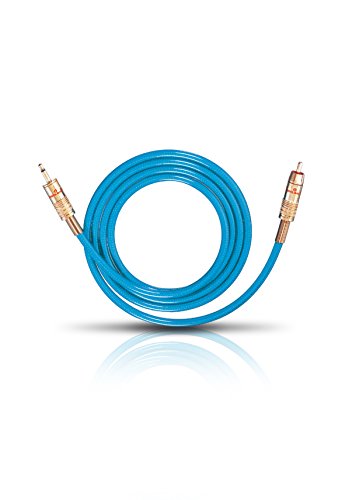 Oehlbach NF 113 DI 150 - Digitales Audio-Cinchkabel - Hochwertiges S/PDIF Koaxialkabel, Mehrfach Schirmung, 75 Ohm - 1,50m - blau von OEHLBACH