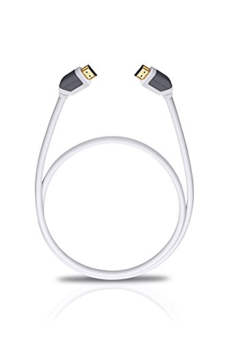 Oehlbach Shape Magic HDMI-Kabel - High-Speed HDMI 2.0b mit Ethernet-Kanal - Übertragung von UltraHD, 4K, 3D, HDR mit 18 Gbits – weiß 1,70 Meter Oehlbach Shape Magic HDMI-Kabel - High-Speed HDMI 2.0b mit Ethernet-Kanal - Übertragung von UltraHD, 4K, 3D, HDR mit 18 Gbits – weiß 1,70 Meter von OEHLBACH