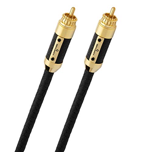 Oehlbach XXL Black Connection Master - State of The Art Cinch Audiokabel Set (Made in Germany, HPOCC, analog Audio) - 2 x 50cm - schwarz von OEHLBACH