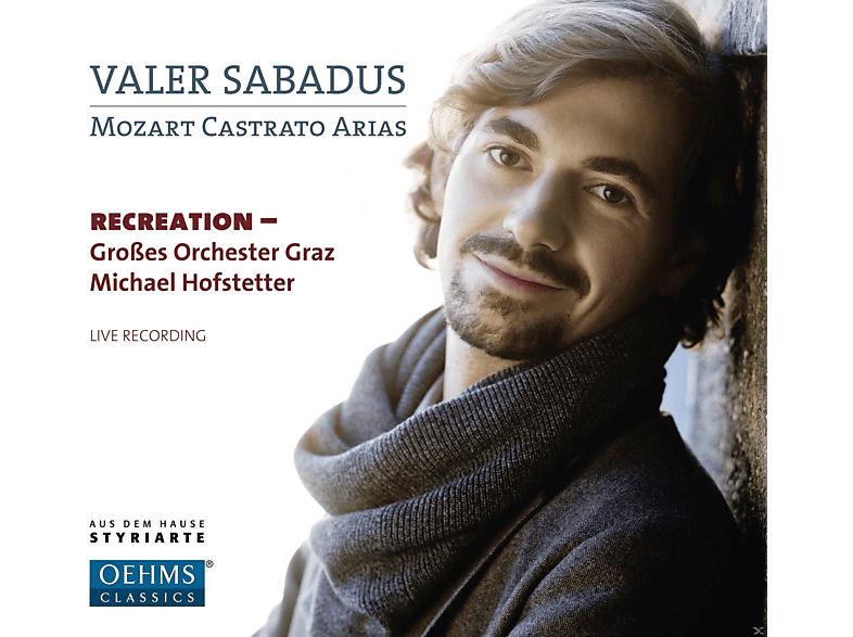 Valer Sabadus;Großes Orchester Graz - Castrato Arias (CD) von OEHMSCLASS