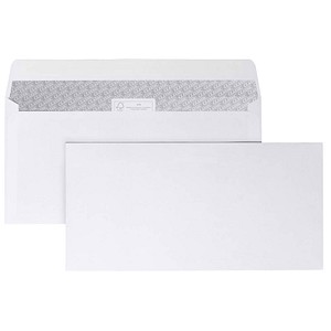 ÖKI Briefumschläge DIN lang ohne Fenster Offset weiß haftklebend 25 St. von ÖKI