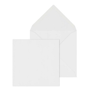 ÖKI Briefumschläge quadratisch ohne Fenster weiß nassklebend 50 St. von ÖKI