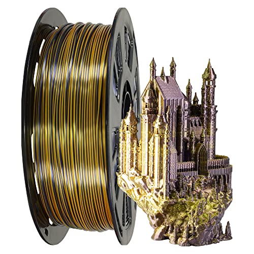 OEM MIKA3D Bicolor Double Colors Silk Metallic Gold Schwarz PLA Coextrusion Filament, 1,75 mm 2 Colors in 1 Printing 2 Colored Silk PLA, Wide Fit for 3D Printer, 2.2lbs/1kg Dual Color Material OEM MIKA3D Bicolor Double Colors Silk Metallic Gold Schwarz PLA Coextrusion Filament, 1,75 mm 2 Colors in 1 Printing 2 Colored Silk PLA, Wide Fit for 3D Printer, 2.2lbs/1kg Dual Color Material von OEM MIKA3D