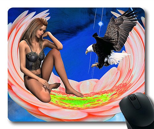 (Genau Das Kreative Frauen am rande der Maus - Pads) Eagle Fantasy Gaming - Maus Luft Mac - Oder der Computer Mouse Pad. von OEM