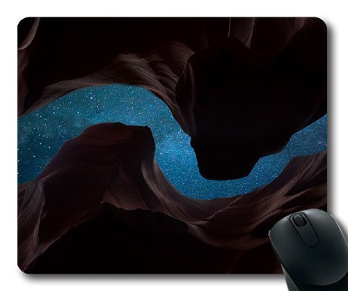 (Precision Lock Edge Mouse Pad) Abstract Adult Art Blur Color Curve Flame Girl Gaming Mouse Pad Mouse Mat for Mac or Computer von OEM