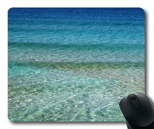 (Precision Lock Edge Mouse Pad) Abstract Aqua Background Blue Liquid Nature Ocean Gaming Mouse Pad Mouse Mat for Mac or Computer von OEM