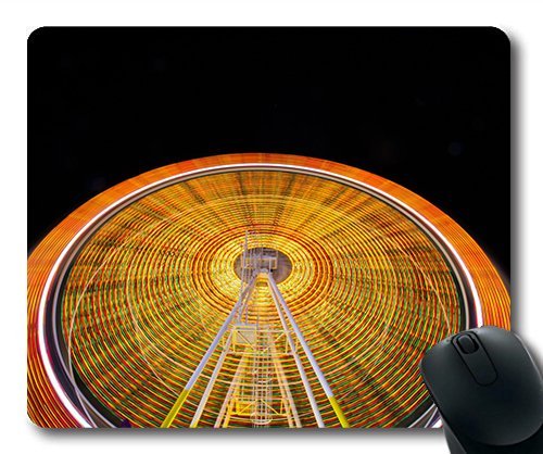 (Precision Lock Edge Mouse Pad) Abstract Blur Bright Circular Color Design Gaming Mouse Pad Mouse Mat for Mac or Computer von OEM