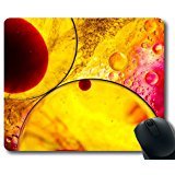 (Precision Lock Edge Mouse Pad) Abstract Water Oil Macro Water Bubbles Circle Gaming Mouse Pad Mouse Mat for Mac or Computer von OEM