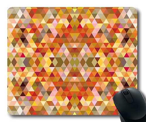 (Precision Lock Edge Mouse Pad) Akiba Abstract Geometry Background Triangle Design Gaming Mouse Pad Mouse Mat for Mac or Computer von OEM