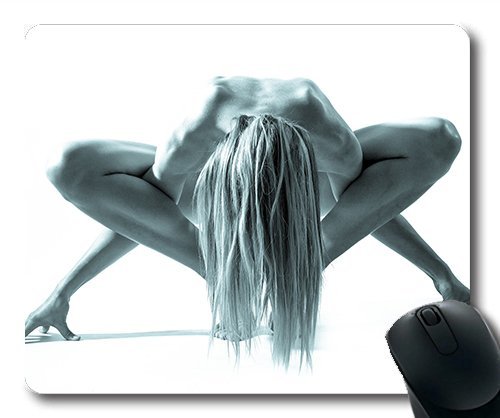 (Precision Lock Edge Mouse Pad) Woman Act Girl Naked Abstract Erotic Pose Gaming Mouse Pad Mouse Mat for Mac or Computer von OEM