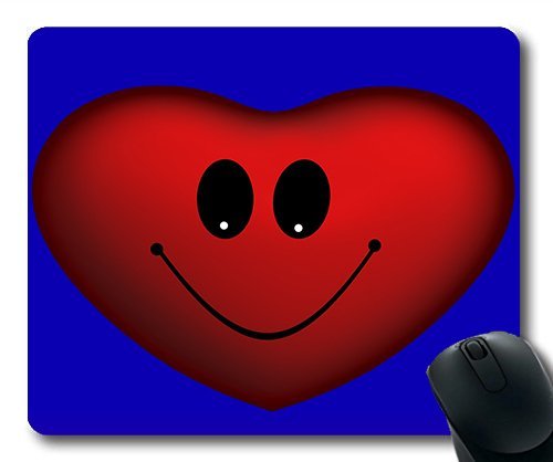 (Precision Lock Edge Mouse pad) Heart Love Smile Smilie Valentine's Day Gaming Mouse pad Mouse mat for mac or Computer von OEM