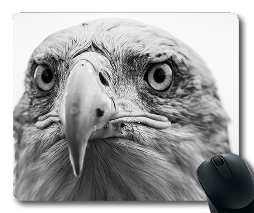 (genaue - Kante - Mousepad), Condor Geschnitzte Weiße eidechsen Adler Raptor Gaming - Maus für Mac Oder Computer Mouse Pad. von OEM