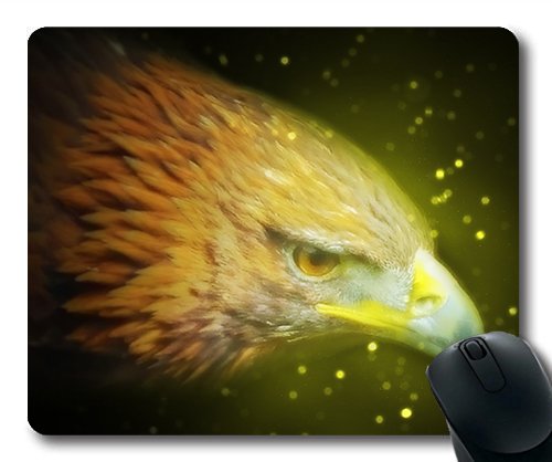 (genaue - Kante - Mousepad) Greifen Gleiten Fliegen vogelfedern Gaming - Maus mit Gold für Mac Oder Computer Mouse Pad. von OEM