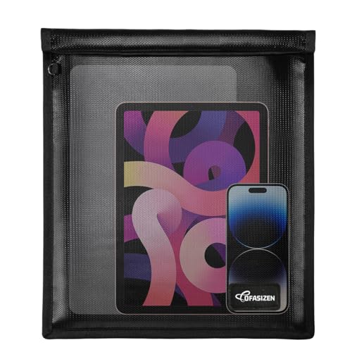 Faraday-Tasche (50,8 x 38,1 cm), Faraday-Tasche EMP-sicher, Faraday-Käfig für Laptops & Handys & Tablets, Faraday-Käfig für Anti-Diebstahl, Anti-Tracking, feuerfeste & wasserdichte von OFASIZEN