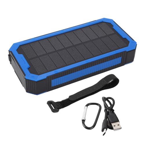 36800mAh Solar Camping Lampe, 36 LED Tragbare Outdoor Lampe, Wandern, Camping und Alpine Notfall Ladegerät (Blau) von OFFAXE