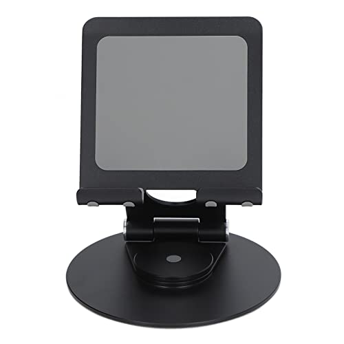 Telefonständer, Mobiltelefonhalter, einstellbare Höhe 360 ​​° Rotationsständer für Schreibtisch oder Home Office -Setup (Black) von OFFAXE