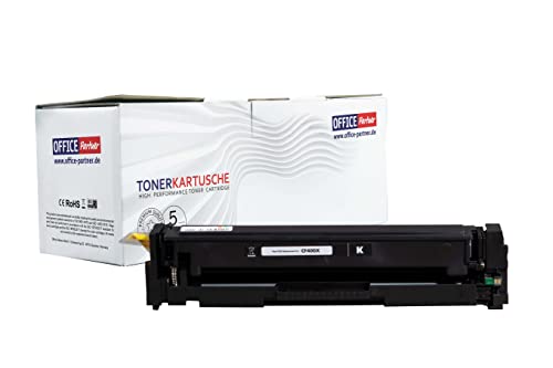OFFICE Partner Kompatibel Toner als Ersatz für HP 201X CF401X für HP Color Laserjet Pro M252dw Pro M252n Pro M270 Series Pro M274dn Pro MFP M277dw (Cyan) von OFFICE Partner