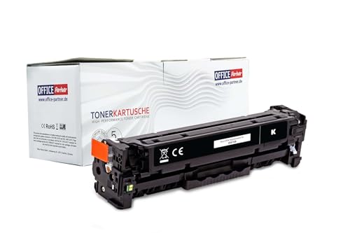 OFFICE Partner Kompatibel Toner recycelt als Ersatz für HP 410A CF413A CF412A CF411A CF410A für HP Color Laserjet Pro MFP M477fdw M477fdn M452nw M377dw M452dn M452dw M477dw M477nw (Schwarz) von OFFICE Partner