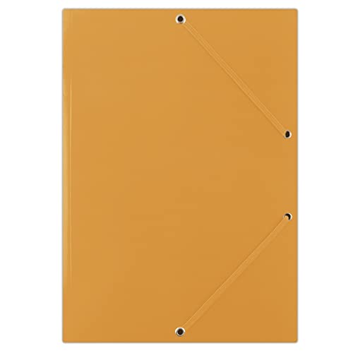 DONAU FEP12G Premium Eckspanner-Mappe A4 aus Starkem Karton/Pappe mit 2 Gummizügen| 50er Pack/ 50 Stück, Farbe: Orange | ideal für Büro und Schule| Grünen Punkt DONAU FEP12G Premium Eckspanner-Mappe A4 aus Starkem Karton/Pappe mit 2 Gummizügen| 50er Pack/ 50 Stück, Farbe: Orange | ideal für Büro und Schule| Grünen Punkt von OFFICER PRODUCTS