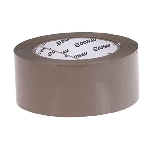 DONAU Verpackungsklebeband Hot-Melt / 48 mm x 132 m/ 40μm / Verpackungsband Klebeband Paketklebeband Packband/ Sehr Beständig/ Farbe: Braun/ 1 Stück - 1er Pack/ Hochwertiges/ Sehr Klebestark von OFFICER PRODUCTS