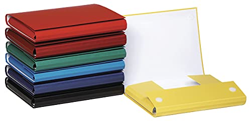 OFFICE PRODUCTS 21187411-99 Sammelbox mit Klettverschluss PP-Kunststoff, A4, 4 cm, 3 Klappen, farbig sortiert von OFFICER PRODUCTS