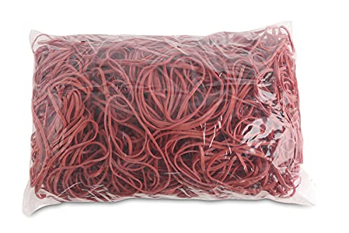 OFFICE PRODUCTS Gummibander Durchmesser: 80mm Farbe: Rot/Gewicht: 1000g - 1 kg/Haushaltsgummi Gummiringe Gummi/Kautschuk 60% / Gummis für Zuhause Büro Schule OFFICE PRODUCTS Gummibander Durchmesser: 80mm Farbe: Rot/Gewicht: 1000g - 1 kg/Haushaltsgummi Gummiringe Gummi/Kautschuk 60% / Gummis für Zuhause Büro Schule von OFFICER PRODUCTS