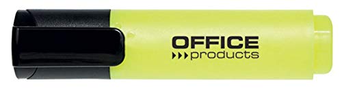 OFFICE PRODUCTS Textmarker 10er Pack - Gelb/Highlighter Textliner Die Ungiftige Tinte, Keilspitze Leuchtfarben Hohe Qualität/Strichstärke 2-5mm von OFFICER PRODUCTS