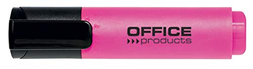 OFFICE PRODUCTS Textmarker 10er Pack - Rosa /Highlighter Textliner Die Ungiftige Tinte, Keilspitze Leuchtfarben Hohe Qualität/Strichstärke 2-5mm von OFFICER PRODUCTS