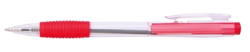 OFFICER PRODUCTS Kugelschreiber Druckkugelschreiber Classic/Farbe: Rot/ ‎50 Stück (1er Pack)/ Strichstärke: 0,5 mm Kugeldurchmesser: 0,7 mm/Soft Feel Grip von OFFICER PRODUCTS